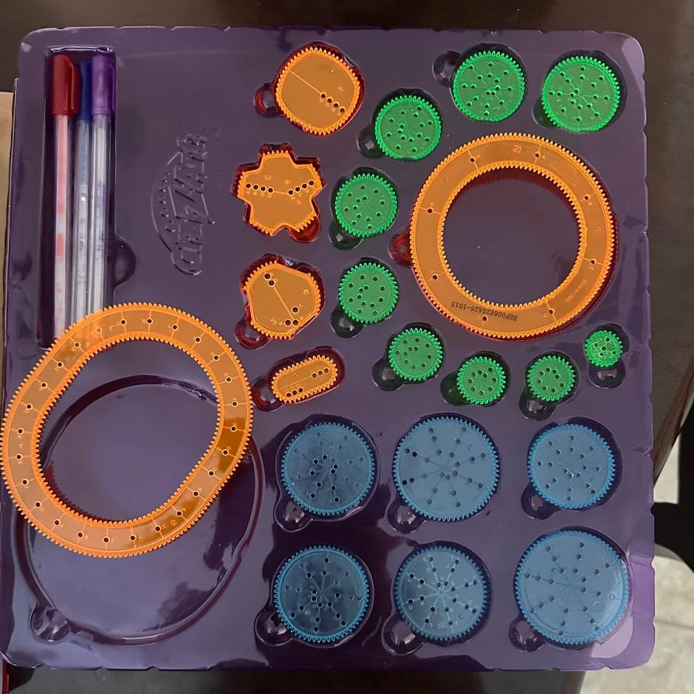 Cra Z Art Super Spiral‎ System Drawing Art Kit Kids Fun Creative Design Tools